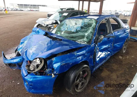 2002 Subaru Impreza Wrx z USA, uszkodzony, nr VIN JF1GD29682G527239